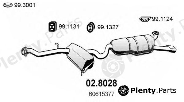  ASSO part 02.8028 (028028) Middle-/End Silencer