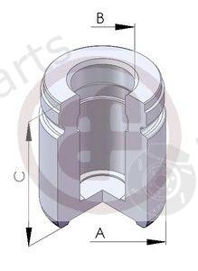  AUTOFREN SEINSA part D02577 Piston, brake caliper