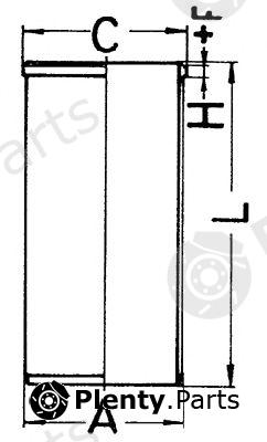  KOLBENSCHMIDT part 89734190 Cylinder Sleeve