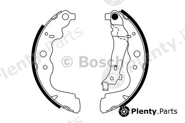  BOSCH part 0986487754 Brake Shoe Set