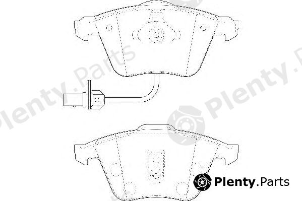  WAGNER part WBP23762B Brake Pad Set, disc brake