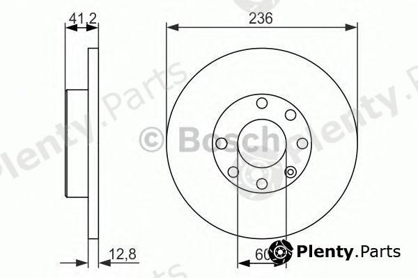  BOSCH part 0986479830 Brake Disc