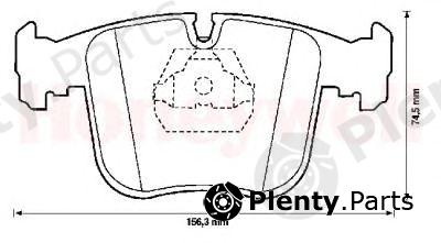  JURID part 571485J Brake Pad Set, disc brake