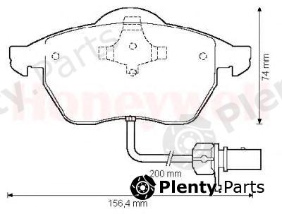  BENDIX part 571982B Brake Pad Set, disc brake