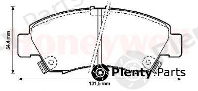  BENDIX part 572324B Brake Pad Set, disc brake