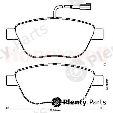  BENDIX part 573165B Brake Pad Set, disc brake