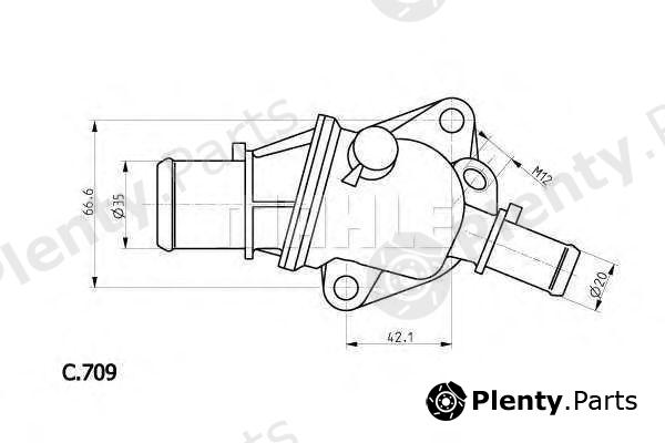  BEHR THERMOT-TRONIK part TI10588 Thermostat, coolant