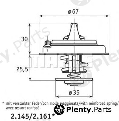  BEHR THERMOT-TRONIK part TX3092D Thermostat, coolant