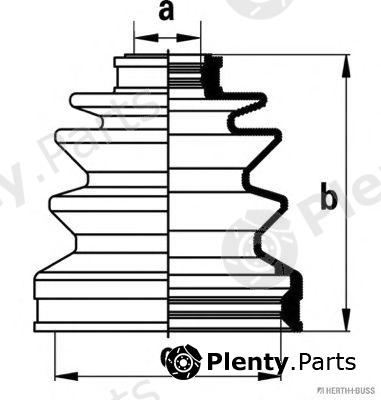  HERTH+BUSS JAKOPARTS part J2884009 Bellow Set, drive shaft