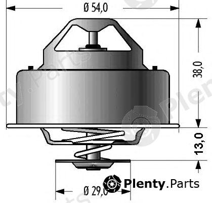  QUINTON HAZELL part QTH116 Thermostat, coolant