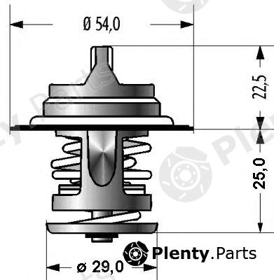  QUINTON HAZELL part QTH120 Thermostat, coolant