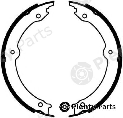  FERODO part FSB4067 Brake Shoe Set, parking brake
