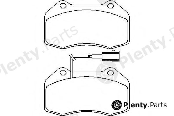  BREMBO part P23117 Brake Pad Set, disc brake