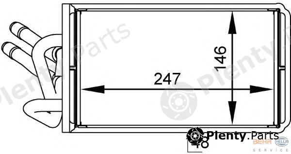  HELLA part 8FH351333-041 (8FH351333041) Heat Exchanger, interior heating