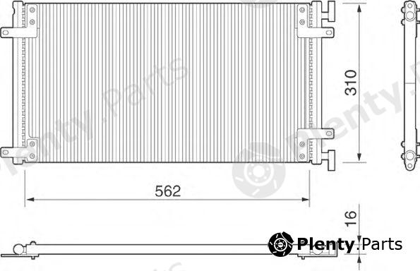  MAGNETI MARELLI part 350203149000 Condenser, air conditioning