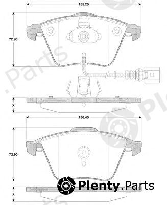  NK part 224787 Brake Pad Set, disc brake