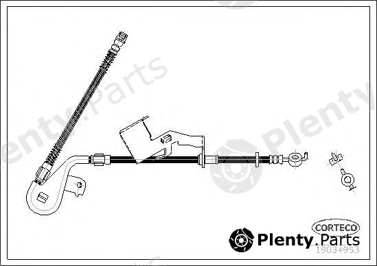  CORTECO part 19034953 Brake Hose