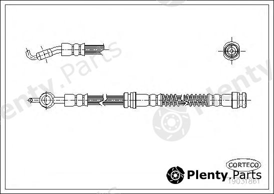  CORTECO part 19031861 Brake Hose