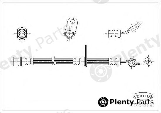  CORTECO part 19032190 Brake Hose