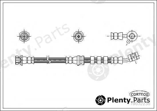  CORTECO part 19032236 Brake Hose