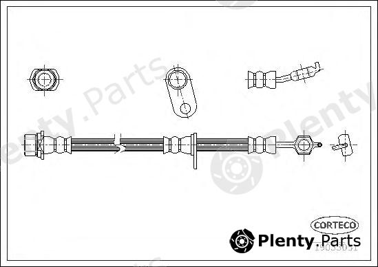  CORTECO part 19033051 Brake Hose