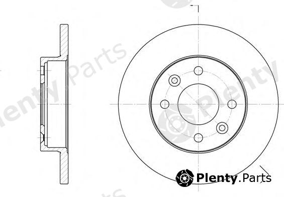  REMSA part 6067.00 (606700) Brake Disc