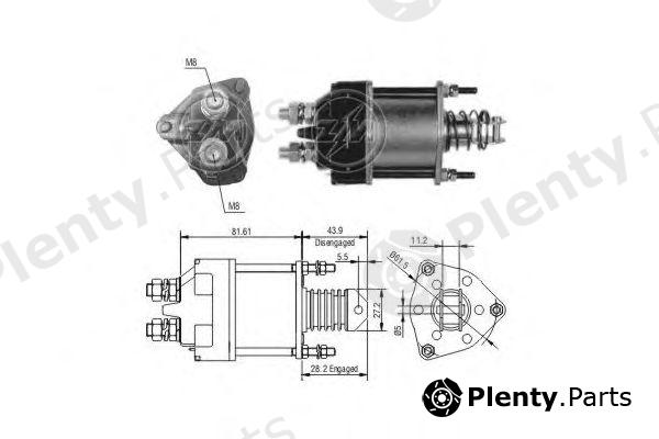  ERA part ZM1650 Solenoid Switch, starter