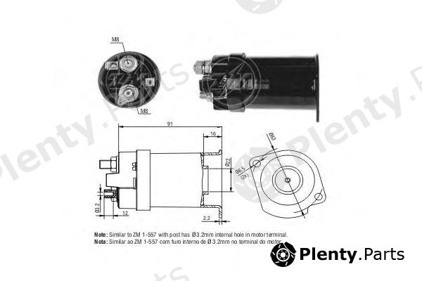  ERA part ZM557 Solenoid Switch, starter