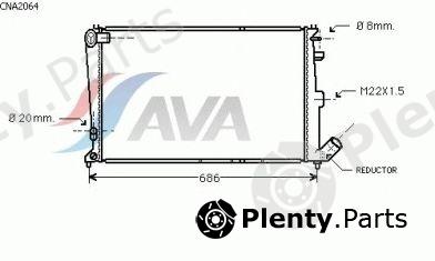  AVA QUALITY COOLING part CNA2064 Radiator, engine cooling