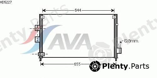  AVA QUALITY COOLING part HD5227 Condenser, air conditioning