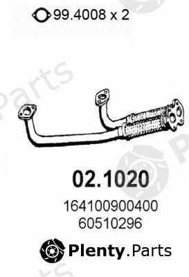  ASSO part 02.1020 (021020) Exhaust Pipe