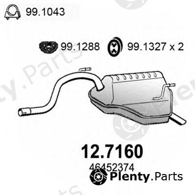  ASSO part 12.7160 (127160) End Silencer