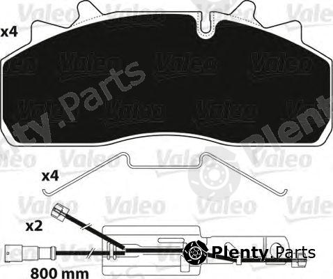  VALEO part 882227 Brake Pad Set, disc brake
