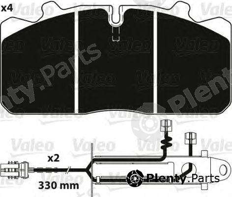  VALEO part 882229 Brake Pad Set, disc brake