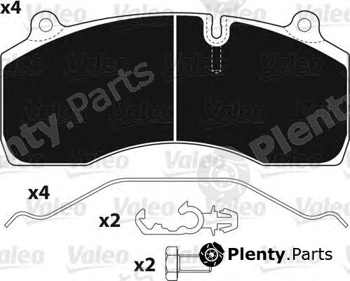 VALEO part 882249 Brake Pad Set, disc brake