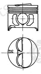  KOLBENSCHMIDT part 90613600 Piston