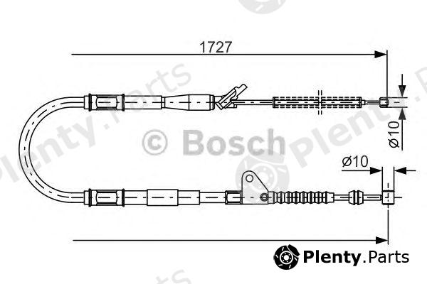  BOSCH part 1987477410 Cable, parking brake