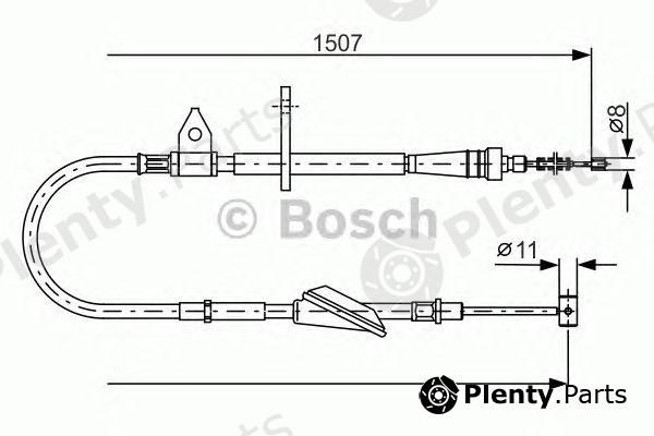  BOSCH part 1987477995 Cable, parking brake