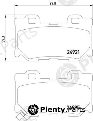 TEXTAR part 2499501 Brake Pad Set, disc brake