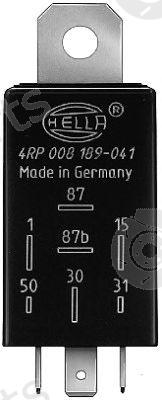  HELLA part 4RP008189-041 (4RP008189041) Relay, fuel pump