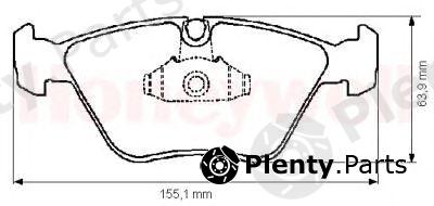  JURID part 571994J Brake Pad Set, disc brake