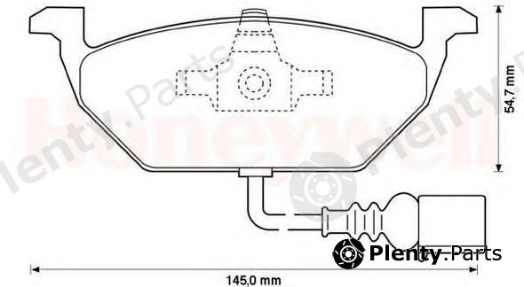  BENDIX part 571971B Brake Pad Set, disc brake