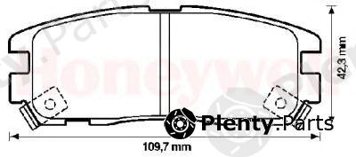  BENDIX part 572221B Brake Pad Set, disc brake
