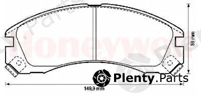  BENDIX part 572370B Brake Pad Set, disc brake