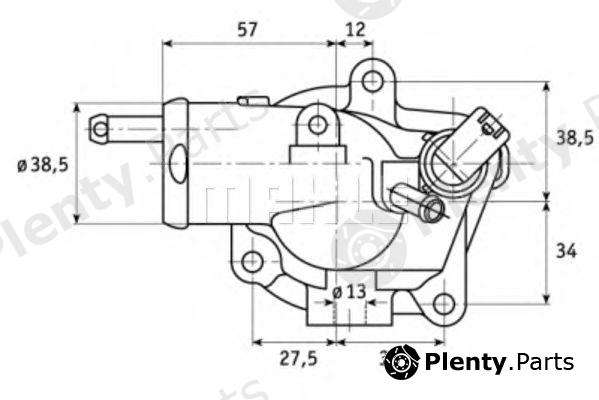  BEHR THERMOT-TRONIK part TH1392 Thermostat, coolant