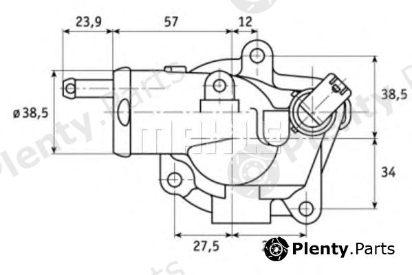  BEHR THERMOT-TRONIK part TH1187 Thermostat, coolant