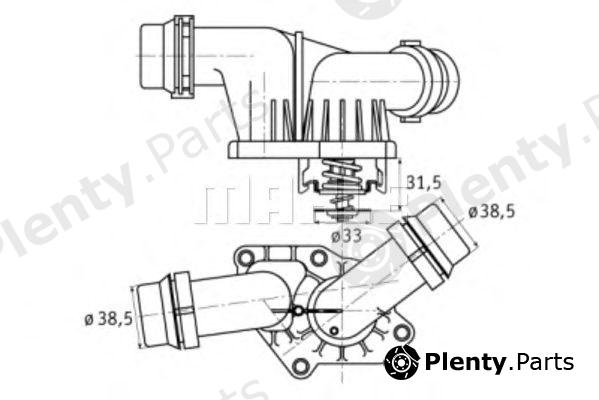  BEHR THERMOT-TRONIK part TI2585 Thermostat, coolant