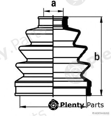  HERTH+BUSS JAKOPARTS part J2863002 Bellow Set, drive shaft