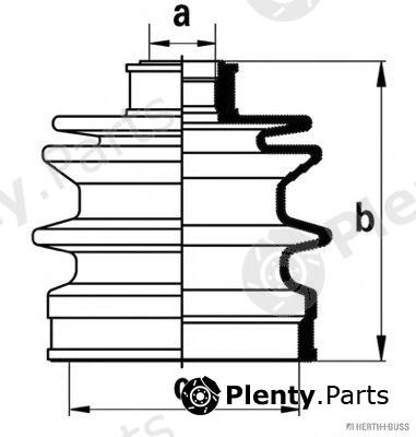  HERTH+BUSS JAKOPARTS part J2863003 Bellow Set, drive shaft