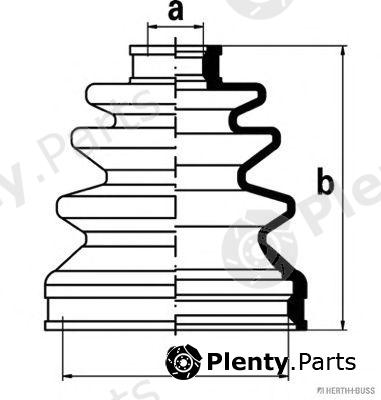  HERTH+BUSS JAKOPARTS part J2884016 Bellow Set, drive shaft